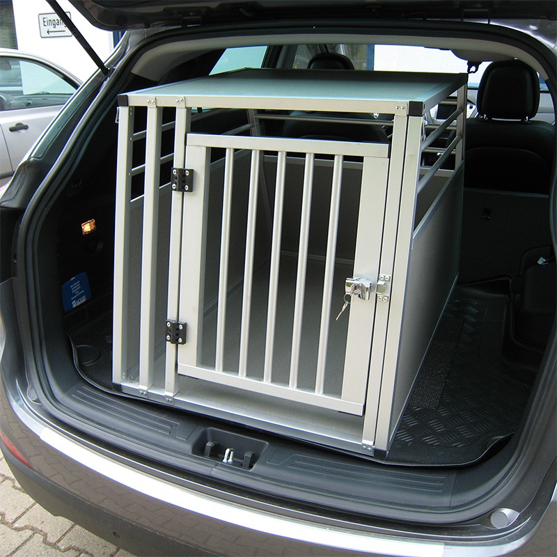 XXL Hundebox Transportbox Aluminium 92 x 65 x 66cm Hundetransportbox Gr XXL